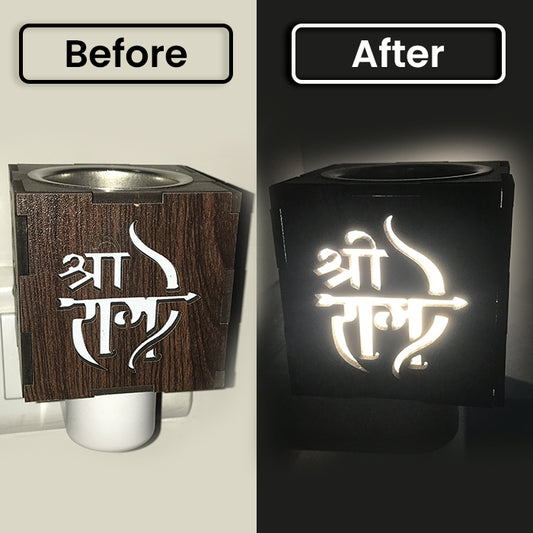 Shree RAM-Camphor Burner & Night lamp+Shudh Kapoor - (Model - Shree Ram)