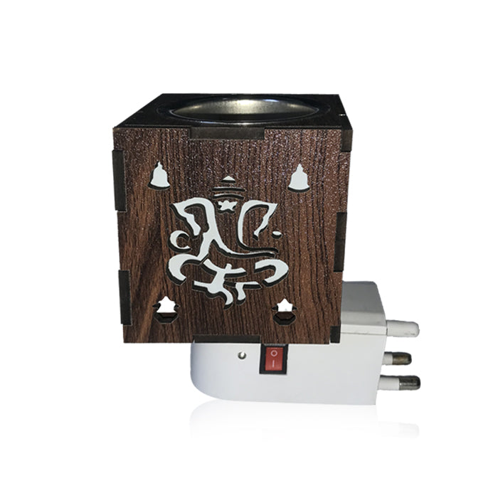 Shree Ganesh Partima Camphor Burner & Night lamp - Model - Shree Ganesh Partima - Model - Shree Ganesh wood