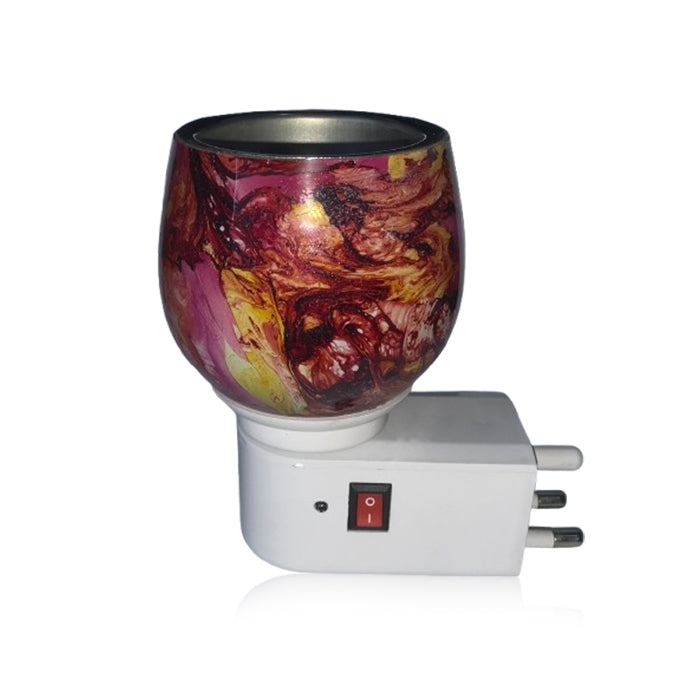 Camphor Vaporizer & Night Lamp  with Pure Camphor Tablets 50 gm - Model - Red Fire