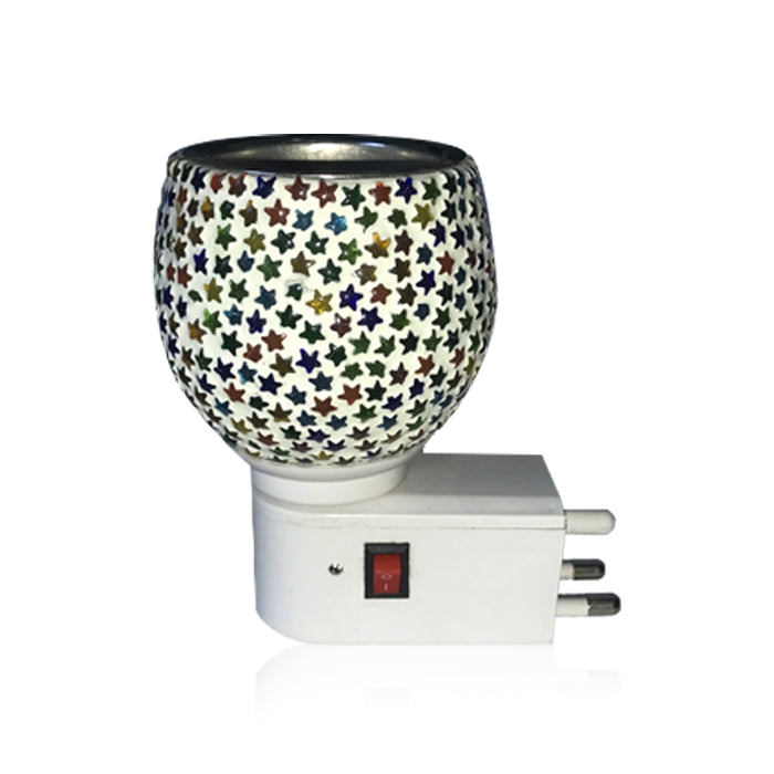 Camphor Vaporizer & Night Lamp (Premium) with Pure Camphor Tablets 50 gm - Model - Mini Stars