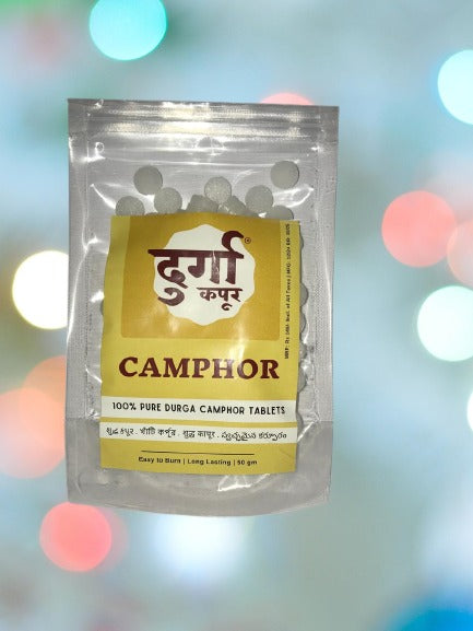 Camphor Vaporizer & Night Lamp (Premium) with Pure Camphor Tablets 50 gm - Model - Leaves