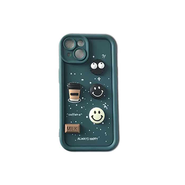 Mobile Back Case Cover | Cute Fun Cartoon 3D Ball Coffee Silicone Case | Body Protection | Camera Protection | Shock Proof |