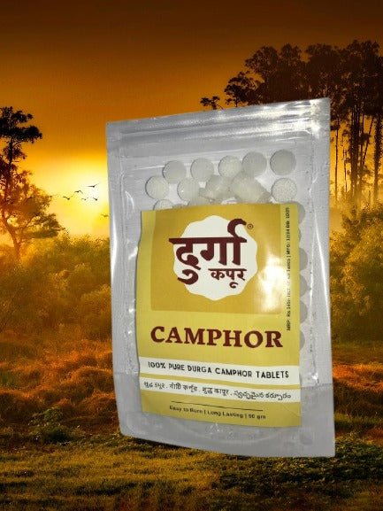 Camphor Vaporizer & Night Lamp (Premium) with Pure Camphor Tablets 50 gm - Model - Leaves